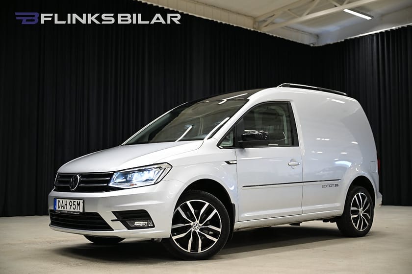 Bild 1 av Volkswagen Caddy Van DSG 102HK Edition35|Nedlackad|LED|Drag|Värmare|Leasbar