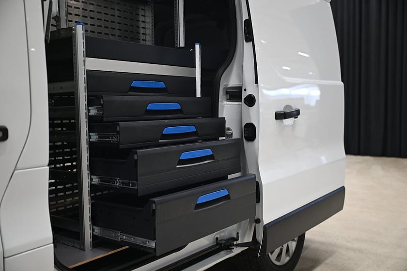 Bild 5 av Renault Trafic Skåpbil dCi 145HK Servicebil|Dubbeldörr|Inredd|Sortimo|Leasbar