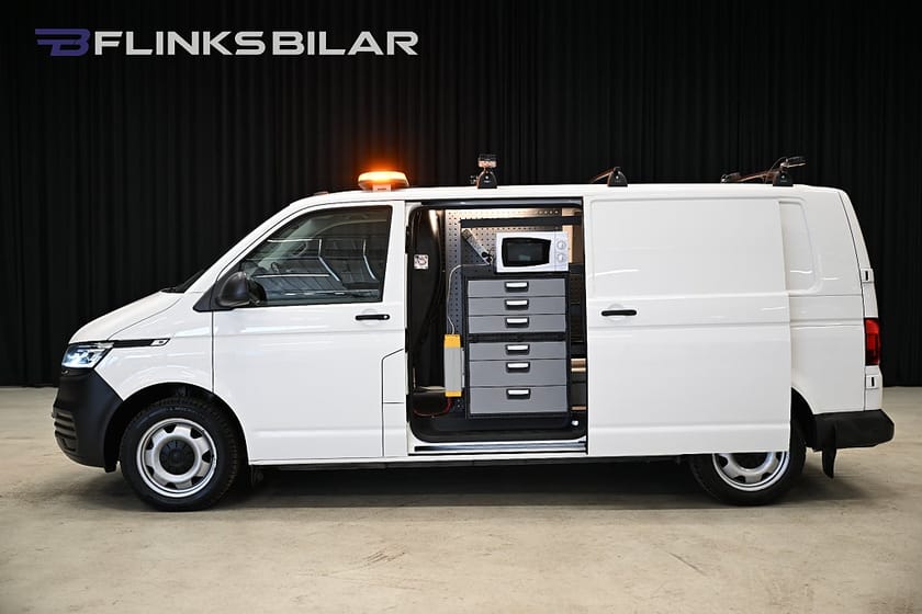 Bild 1 av Volkswagen Transporter 4Motion 150HK L2|Servicebil|V-Inredd|Dubbeldörr|SeUtr!!