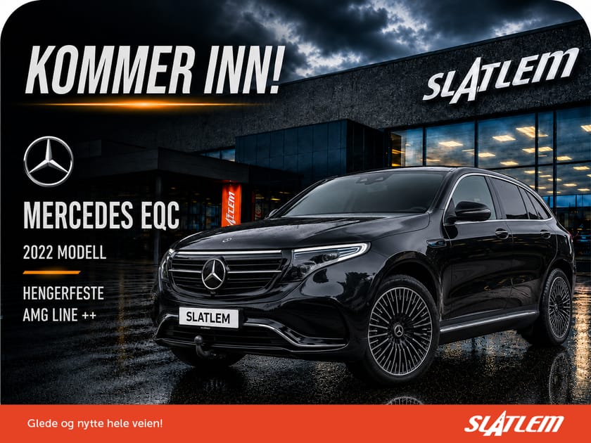 Bilde 1 av Mercedes-Benz EQC 400 4MATIC 4Matic, AMG,  oppv.ratt, krok, stigtrinn +++