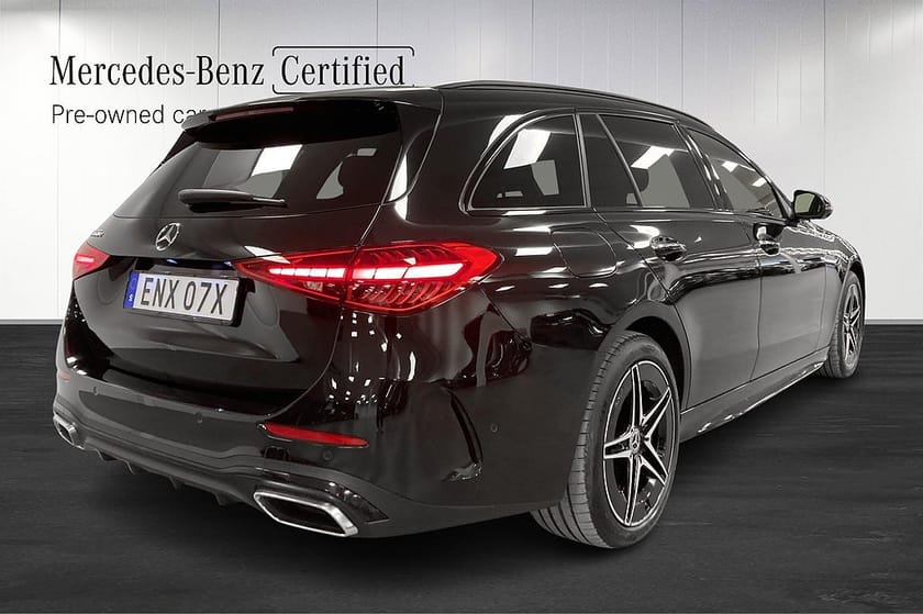 Bild 3 av Mercedes-Benz C 300 T e C300 AMG Advanced Nightpack 360 kamera Carplay Drag