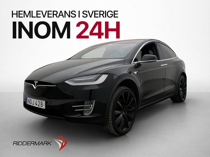 Bild 3 av Tesla Model X Performance AWD 6-Sits AP Drag Luftfjädring