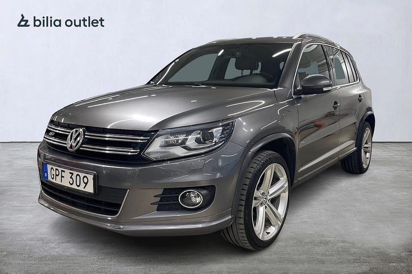 Bild 1 av Volkswagen Tiguan 2.0 TDI 4M R-line Pano / B-Kam / Drag / Värmare / Navi