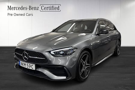 Mercedes-Benz C 300 T de 4MATIC AMG DRAGKROK 360 kamera