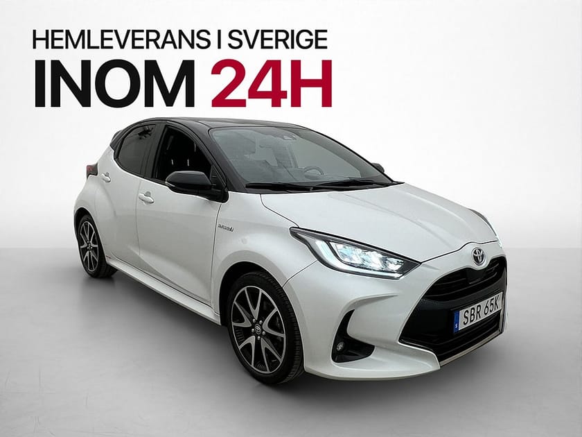 Bild 3 av Toyota Yaris Hybrid 116hk Style Bi-Tone Kamera Halvskinn