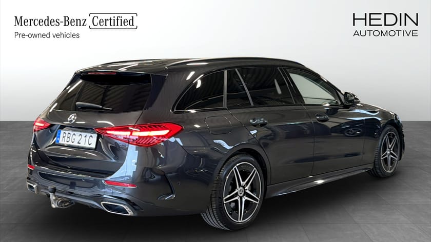 Bild 2 av Mercedes-Benz C 220 T d 4MATIC AMG Night Drag Adaptiv Värmare