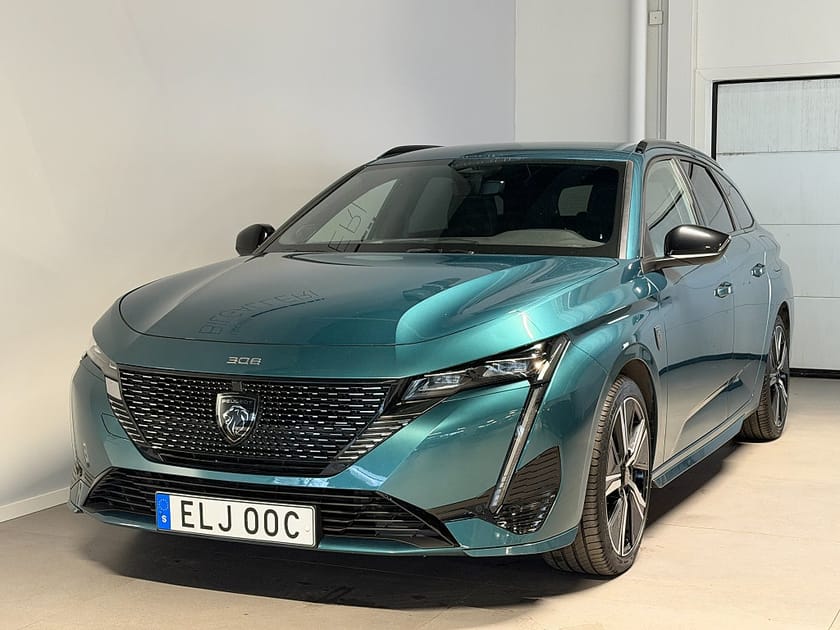 Bild 4 av Peugeot 308 SW Plug-In Hybrid 225 GT 225hk -Drag,  63km räckvidd