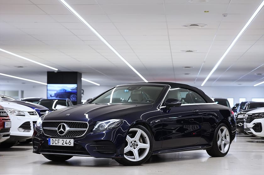 Bild 4 av Mercedes-Benz E 300 Cabriolet 245hk AMG Navi Cockpit B-kamera