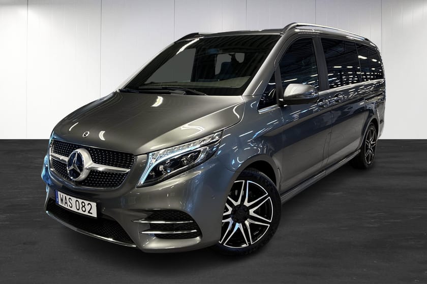 Bild 1 av Mercedes-Benz V 300d 3.1t 300 D  | AMG | Avantgarde Edition | Lång | 360 | Drag | Burmester | Navi