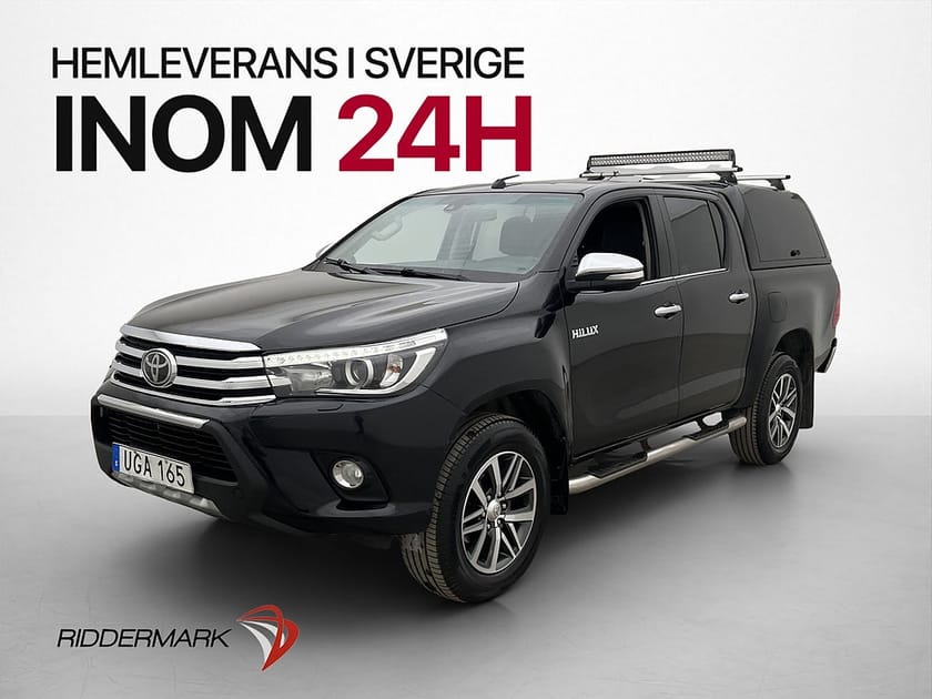 Bild 3 av Toyota Hilux Dubbelhytt Premium 2.4 AWD M/K-Värm Drag Skinn Kåpa MOMS