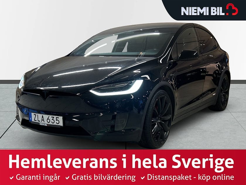 Bild 1 av Tesla Model X P100D Long Range Ludicrous 772hk 7-sits Dragkrok Pano