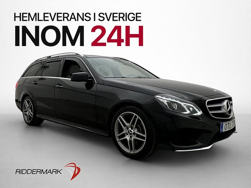 Bild 3 av Mercedes-Benz E 350 T BlueTEC AMG Exclusive Pano Drag Kamera Skinn