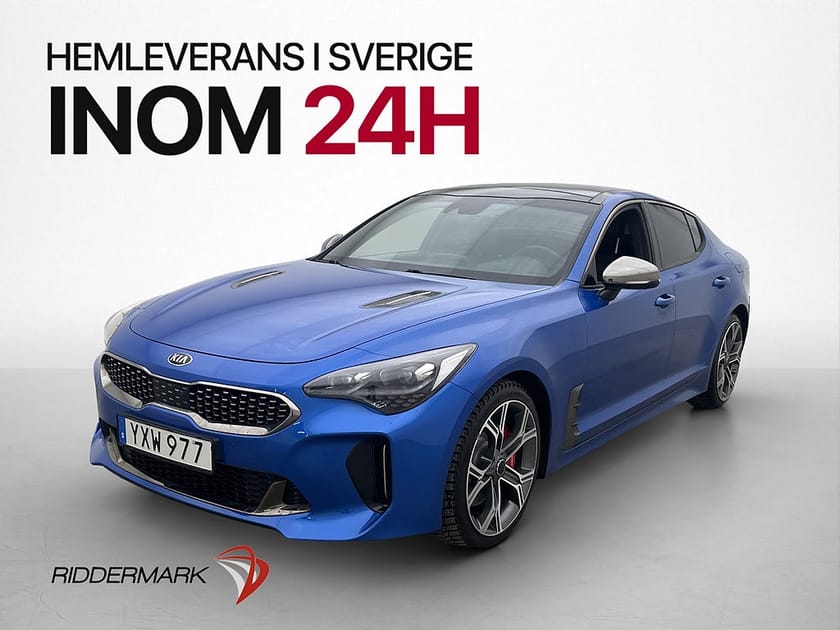 Bild 1 av Kia Stinger GT AWD 3.3 V6 370hk Pano H/K HuD 360° M-Värm
