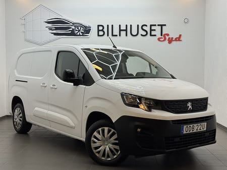 Peugeot Partner Utökad Last 1.5 BlueHDi 102hk MOMS Värmare/Bkamera/Krok/Nyservad