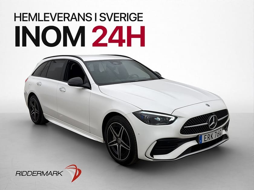 Bild 1 av Mercedes-Benz C 300 T e C300 313hk AMG 360° Navi Elstolar Ambient