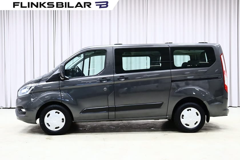 Bild 2 av Ford Transit Custom 320 Kombi 130HK Automat|9-Sits|Drag|Värmare|Momsbil