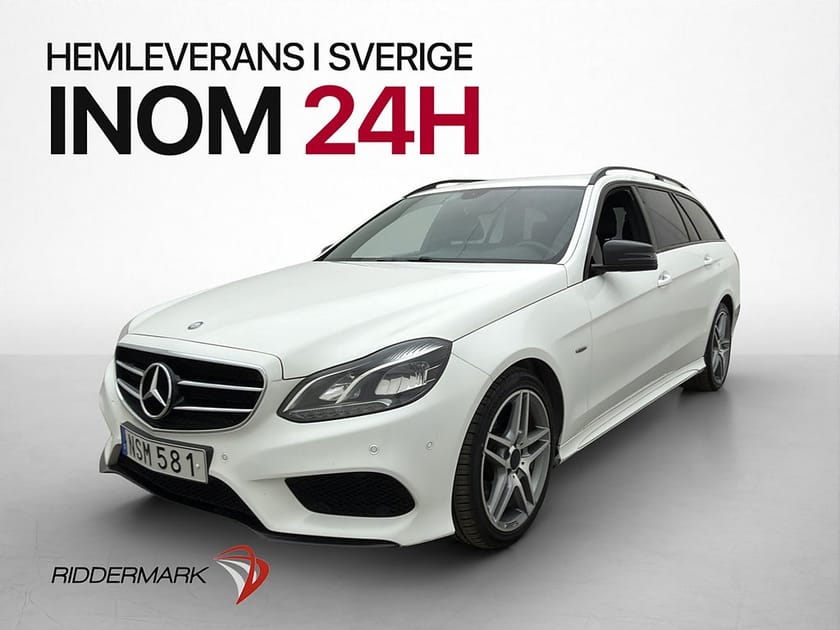 Bild 1 av Mercedes-Benz E 220 T BlueTEC 170hk AMG Sport Dragkrok D-Värmare
