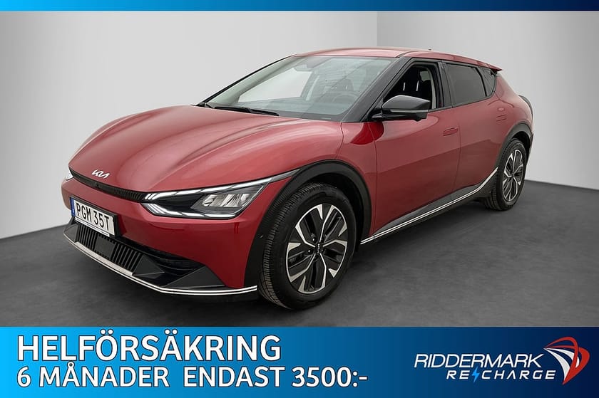 Bild 1 av Kia EV6 77.4 kWh 228hk PLUS 360°Kamera Skinn Rattvärme MOMS