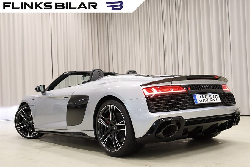 Bild 5 av Audi R8 Spyder V10 performance 620HK Svensksåld  154Mil Moms