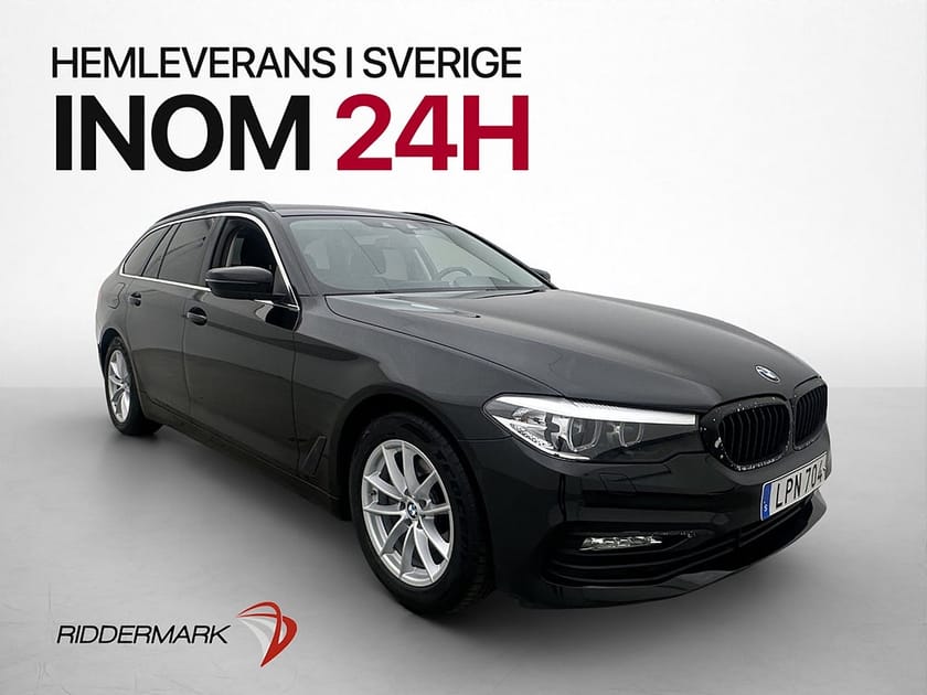 Bild 3 av BMW 520d Touring 190hk Kamera HiFi Navi P-sensorer