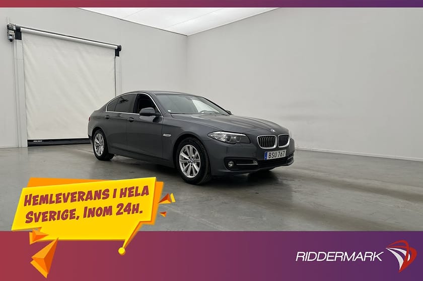 Bild 1 av BMW 520d Sedan 520 Steptronic 190hk Drag P Sensorer Skinn