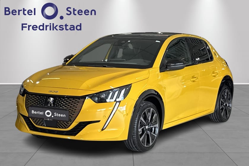 Bilde 1 av Peugeot e-208 GT, DELSKINN, LED, NAVI, PANO, CARPLAY, AD. CRUISE.