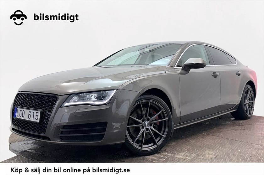 Bild 1 av Audi A7 Sportback 3.0 TDI Q Chromedelete Läder Navi PDC Värmare