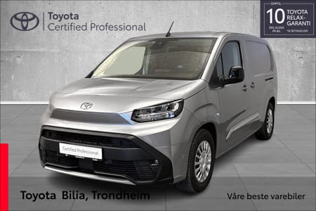 Toyota ProAce City Electric Lang (L2) 2 skyvedører (50kWt) Comfort Plus/krok/