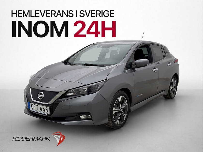 Bild 1 av Nissan Leaf 150hk 40 kWh N-Connecta 360° kamera Rattvärme