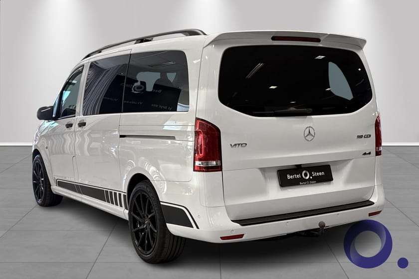 Bilde 3 av Mercedes-Benz Vito 119 CDI 4x4 3.0t A2 2023 modell med Airmatic, Webasto