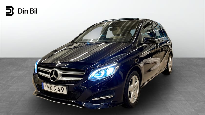 Bild 1 av Mercedes-Benz B 180 1.6 7G-Dct Panorama B-kamera Drag Läder 122 hk