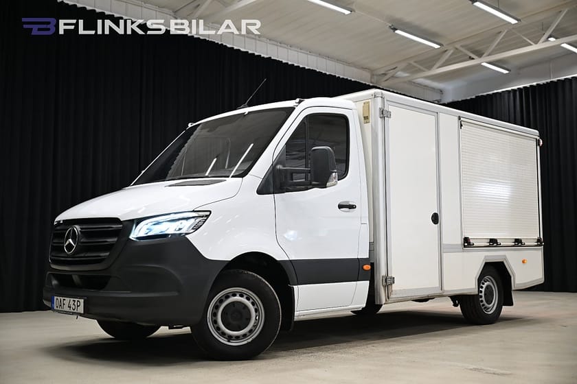 Bild 1 av Mercedes-Benz Sprinter 316 CDI Chassi Servicebil|Påbyggnad|AlucaInredd|Uppvärmt-Skåp|Moms
