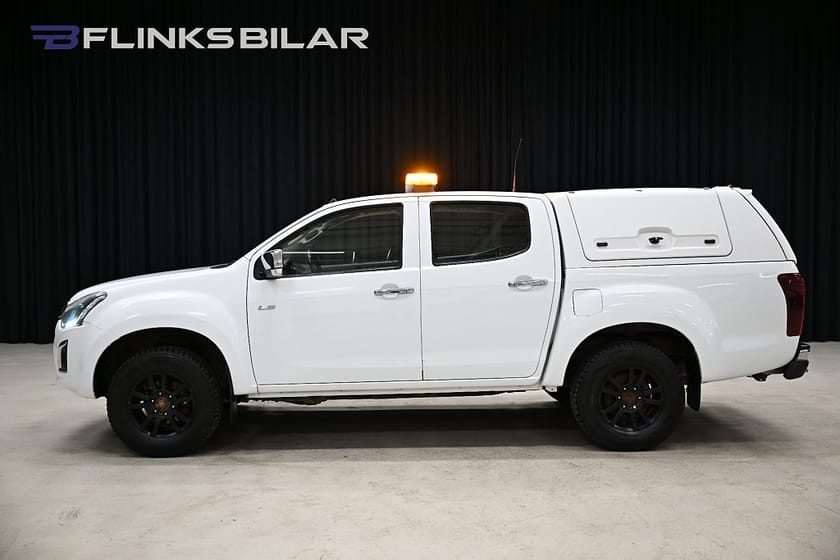 Bild 2 av Isuzu D-Max Crew Cab 163HK Automat|Dubbelhytt|Kåpa|Drag|Värmare|Backkamera