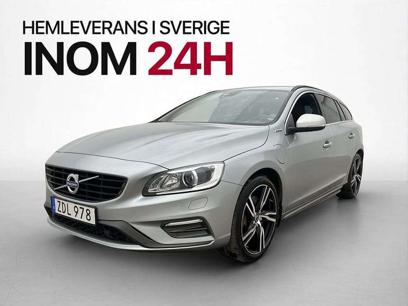 Bild 1 av Volvo V60 D5 Hybrid AWD R-Design Värm H/K Taklucka Drag