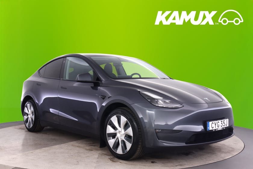 Bild 1 av Tesla Model Y Long Range AWD 514hk GRILL PÅ KÖPET! Drag Pano