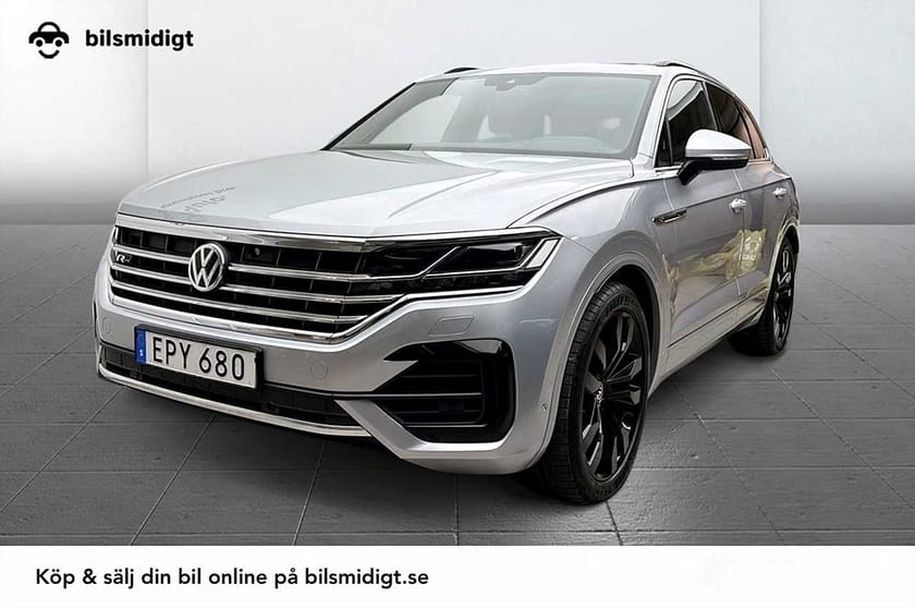 Bild 1 av Volkswagen Touareg 3.0 V6 R Line Drag Luftfj Pano Head-Up Värmare DYNAUDIO