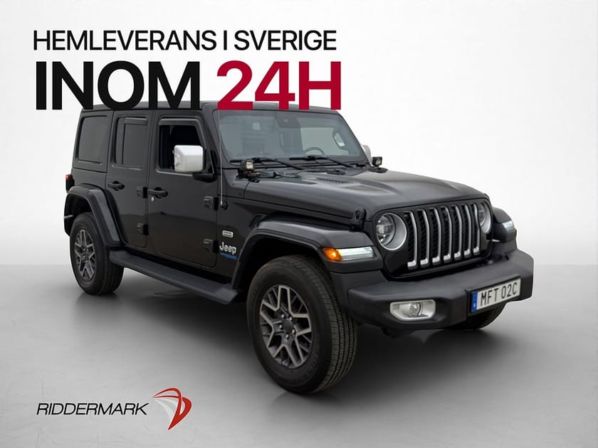 Bild 3 av Jeep Wrangler Unlimited 4xe 380hk Sahara Softtop Kamera Navi