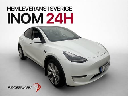 Tesla Model Y Long Range AWD Dragkrok Svensksåld MOMS