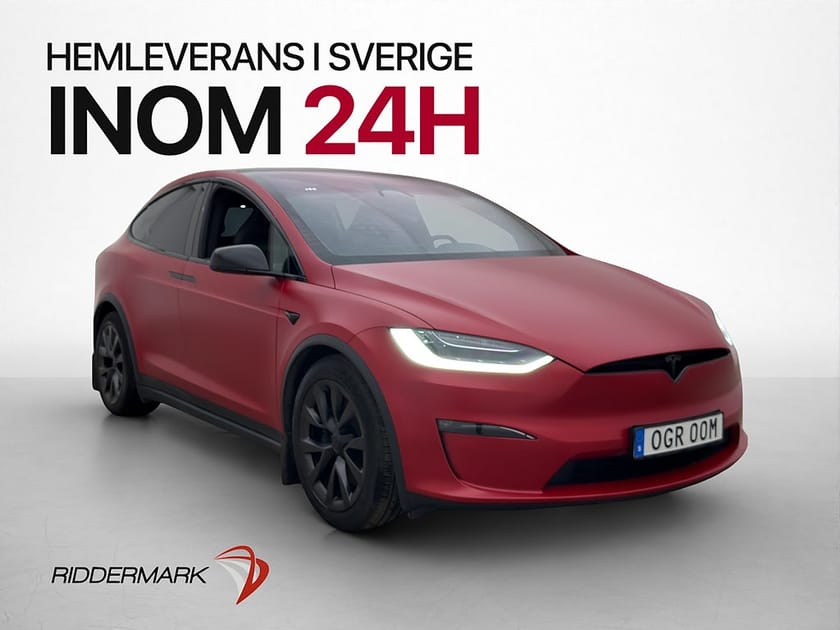 Bild 1 av Tesla Model X Plaid 6-sits FSD Luftfjädring Drag