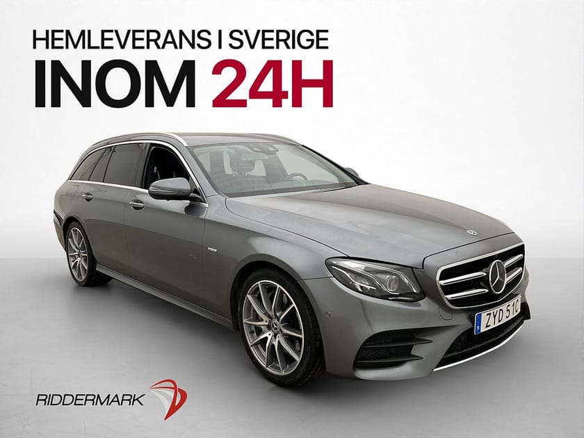 Bild 1 av Mercedes-Benz E 220 T d E220d AMG Wide Värmare Adapt-fart 360° Drag