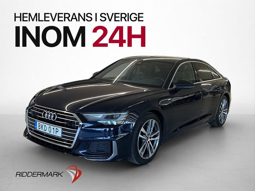 Bild 1 av Audi A6 Sedan 40 TDI quattro Q 204hk S-Line D-Värmare Navi Sensorer Drag