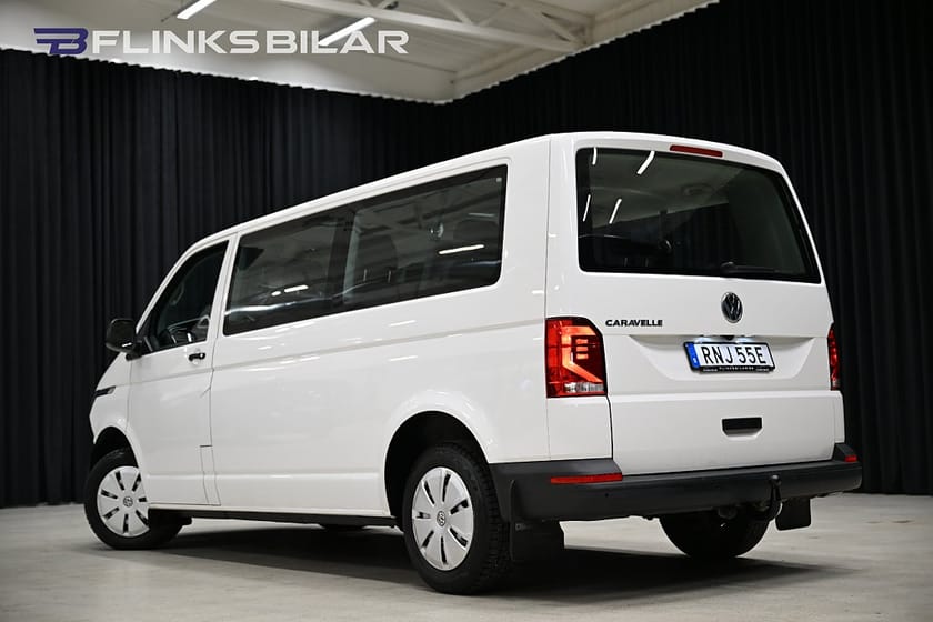 Bild 4 av Volkswagen Caravelle DSG 150HK L2 9-Sits|Drag|Värmare|GPS|Backkamera|Lågmil