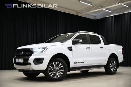 Ford Ranger Dubbelhytt 213HK Automat|Wildtrack|Släde|Rolltop|NyKamrem|Leasbar