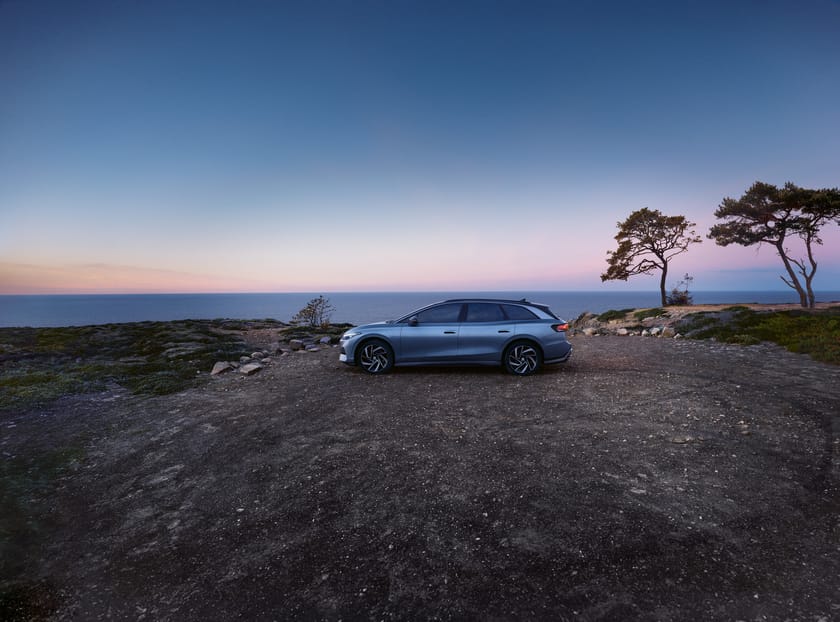 Nya Volkswagen ID.7 Tourer  bakgrundsbild