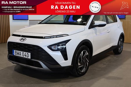 Hyundai Bayon 1.2 MPi Essential Kamera CarPlay Leasbar Rattvärme