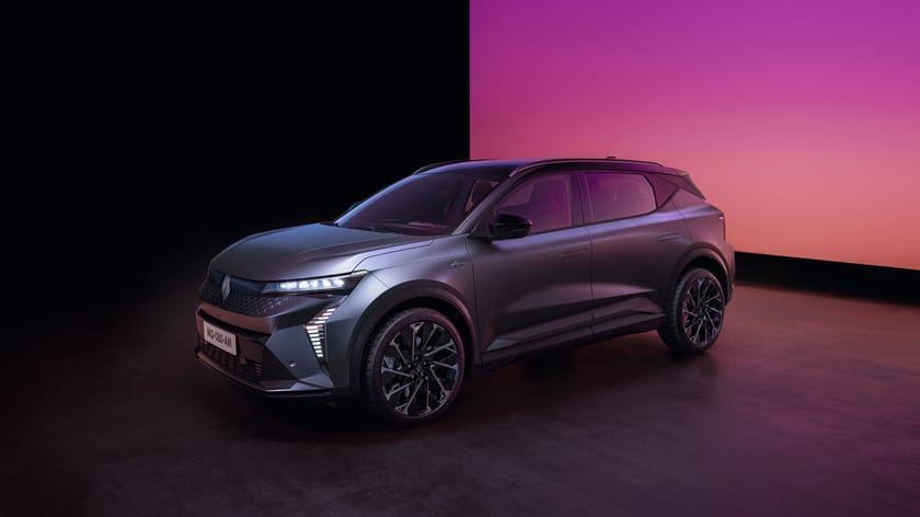 Renault Scenic E-Tech electric bakgrundsbild