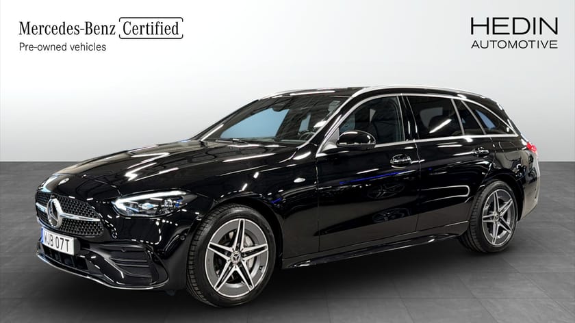 Bild 1 av Mercedes-Benz C 300 T e C300 KOMBI AMG Drag Värm Navi 360-kamera