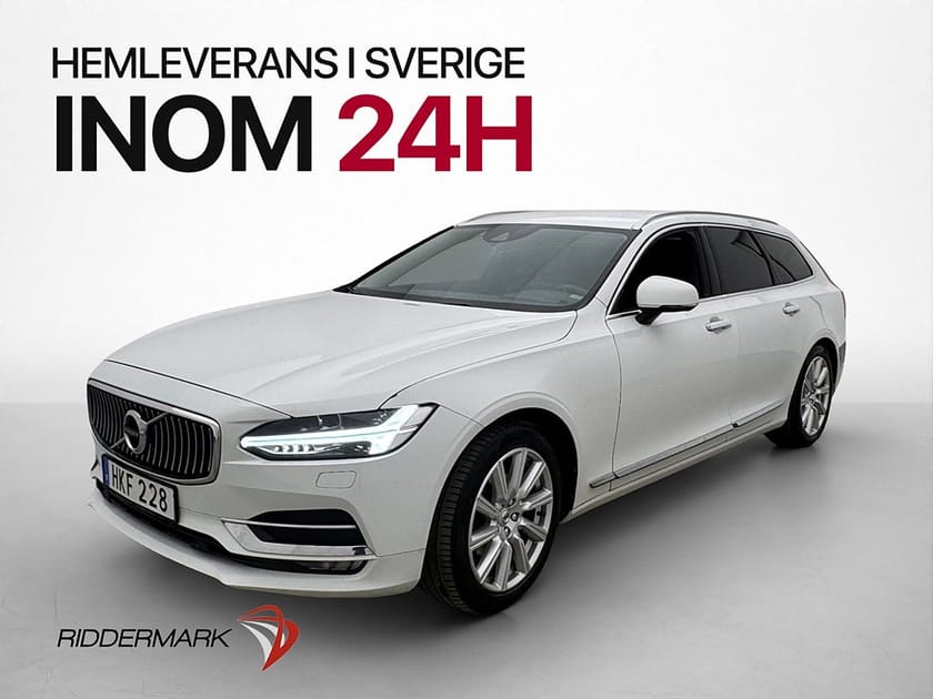 Bild 1 av Volvo V90 D4 190hk AWD Inscription Värmare Skinn Drag