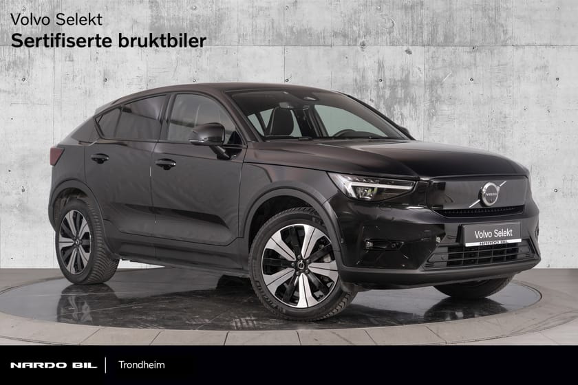 Bilde 1 av Volvo C40 Recharge Twin motor 408 hk Ultimate. 360/Soltak/Pixel lys/Varmepumpe/HK