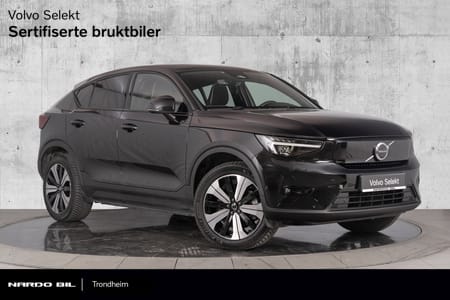 Volvo C40 Recharge Twin motor 408 hk Ultimate. 360/Soltak/Pixel lys/Varmepumpe/HK